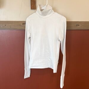 Alia Cream Turtleneck Top